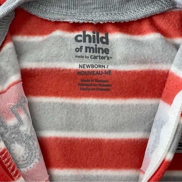 NWOT Carter's Size 6 Christmas Sloth Fleece Sleep N Play - Picture 5 of 5